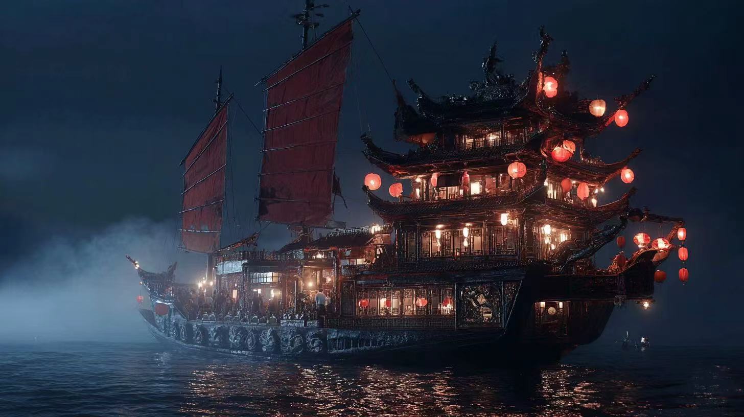 AI 漫剧《海墓龙棺》· 商业概念图